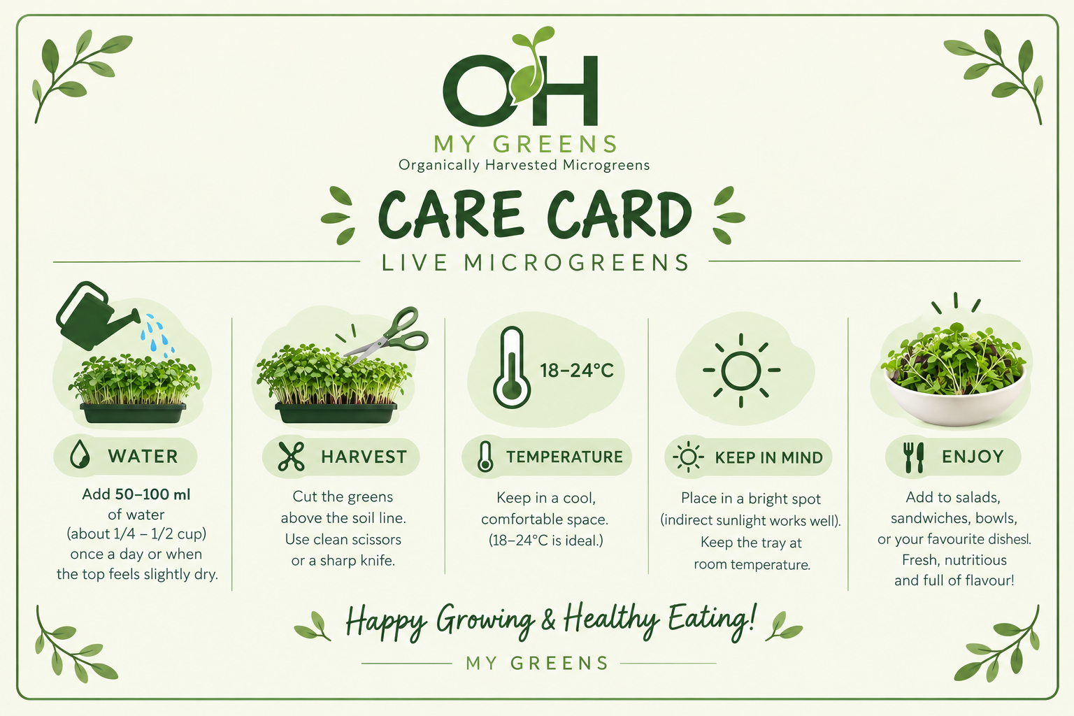 Caring for your greens